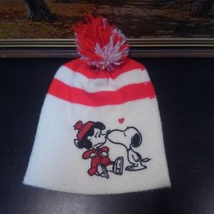 🥜 Vtg 50s 💎 Snoopy 🐶 Peanuts Beanie Stocking Hat Cap 1958 Vintage Authentic